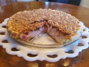 Apple Cranberry Sour Cream Pie