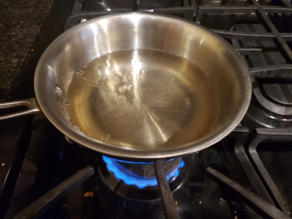 Simple Syrup in oven