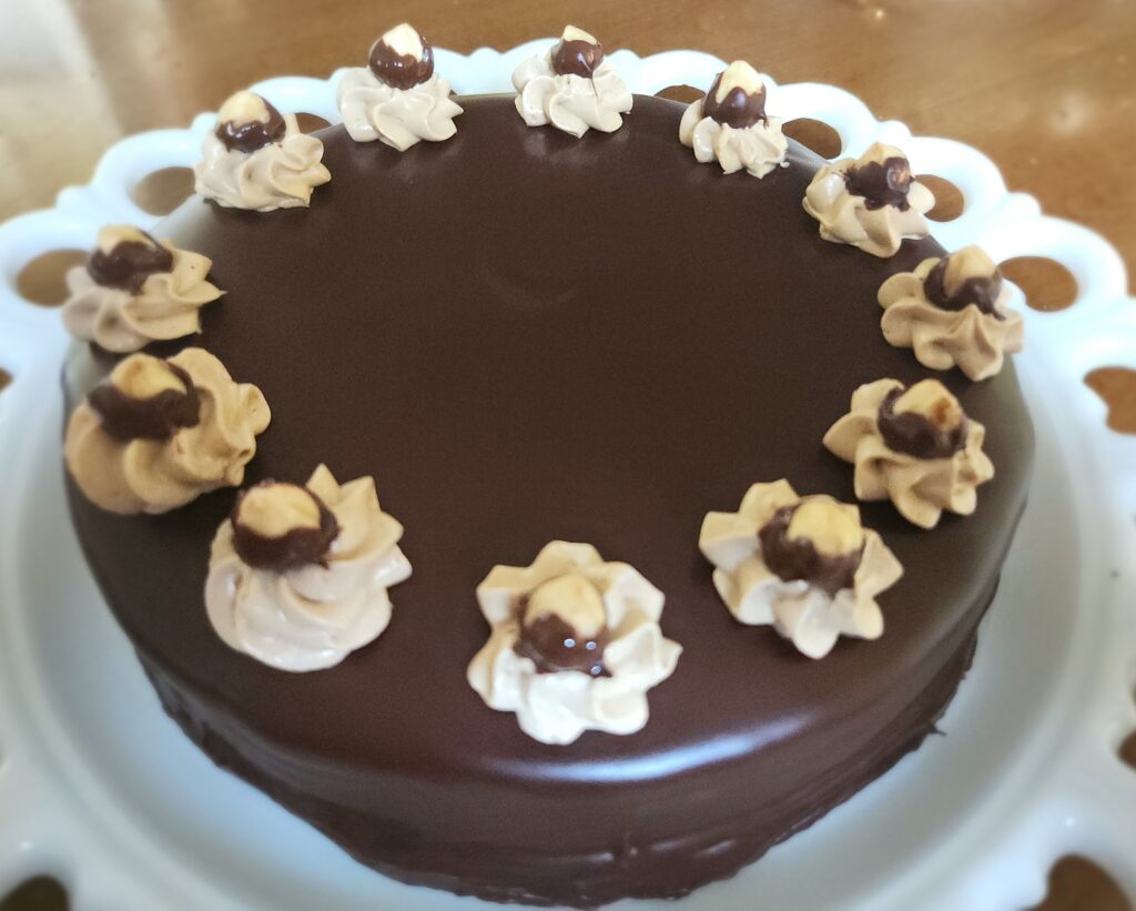 Chocolate Hazelnut Cake has wonderful flavor combination