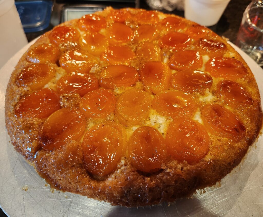 A close up of a cake on a plate